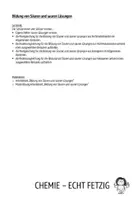 Vorschau - Arbeitsblätter - Bildung von Säuren und sauren Lösungen - Arbeitsblatt - Seite 1