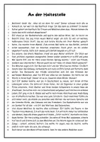 Vorschau - Stundenentwürfe - Kurzgeschichte "An der Haltestelle" - Vorurteile, kulturelle Vielfalt, Toleranz, Mut - Seite 3