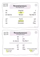 Vorschau - Merkblätter - Englisch Personalpronomen und Verb "to be" - Seite 2