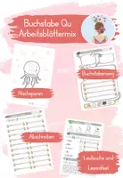 Vorschau - Arbeitsblätter - Laut Qu - Arbeitsblättermix - Deckblatt