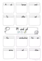 Vorschau - Arbeitsblätter - Laut pf - Arbeitsblättermix - Seite 1