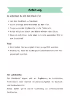 Vorschau - Arbeitsblätter - Steckbrief Tiere Grundschule - Seite 1
