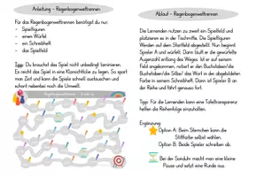 Vorschau - Spiele - Buchstabenspiel st oder sp - Regenbogenwettrennen - Seite 1