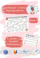 Vorschau - Spiele - Buchstabenspiel st oder sp - Regenbogenwettrennen - Deckblatt