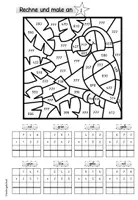 Vorschau - Arbeitsblätter - Rechenmalblätter | Schriftliche Addition | Zahlenraum 1000 | Klasse 3 - Seite 1