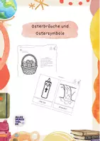 Vorschau - Arbeitsblätter - Osterbräuche und Symbole - Infos und Bildkarten - Deckblatt