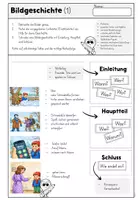 Vorschau - Arbeitsblätter - Bildgeschichten Grundschule – Erzählen & Schreiben | Arbeitsblatt & Hefteintrag - Seite 2
