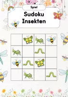 Vorschau - Spiele - Sudoku Insekten | Spiel Frühling | Sudoku - Deckblatt