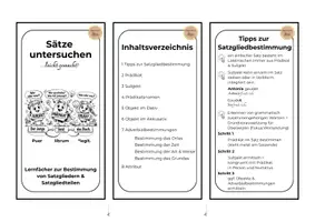 Vorschau - Mal- und Bastelvorlagen - Lernfächer_Latein_Satzglieder_lingua_aeterna - Seite 2