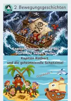 Vorschau - Mal- und Bastelvorlagen - 5 Minuten Bewegung im Klassenzimmer – Piraten-Bewegungsgeschichte - Deckblatt