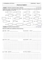 Vorschau - Arbeitsblätter - Mathematik 5: Check-out Multiplikation und Division - Deckblatt