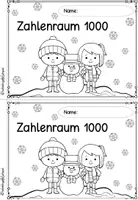 Vorschau - Arbeitsblätter - Winter Mathematik Klasse 3 | Zahlenraum bis 1000 - Seite 1