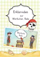 Vorschau - Videos - Erklärvideo Wörtliche Rede - Deckblatt