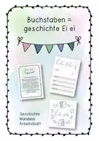 Vorschau - Arbeitsblätter - Materialpaket Buchstabengeschichten Schreibschrift - Seite 1