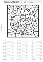 Vorschau - Arbeitsblätter - Rechenmalblätter | Einmaleins Zehnerzahlen | Klasse 3-4 - Seite 2