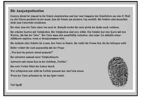Vorschau - Spiele - PERFEKT - Das perfekte A libi - Ein Spiel zum Einüben der Zeitform "Perfekt" - Seite 1