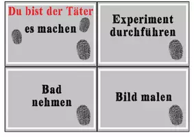 Vorschau - Spiele - PERFEKT - Das perfekte A libi - Ein Spiel zum Einüben der Zeitform "Perfekt" - Seite 2