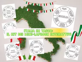 anteprima - Esercizi - Italia in Tasca: Il Kit dei Mini-Lapbook Interattivi - Pagina di copertina