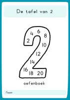 Voorbeeld - Tafelboek: Tafel van 2 - Voorblad
