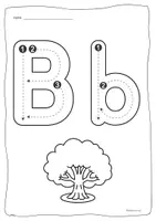 Vorschau - Arbeitsblätter - Buchstaben zum Nachspuren nach Schreibtabelle - Seite 3