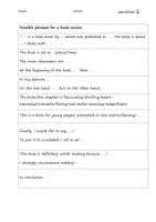 Vorschau - Fördermaterial/Inklusion - Writing a book review - skill file - Seite 1