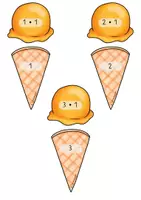 Vorschau - Aufgabenkarten - Candybar: Einmaleins Eis (mit Selbstkontrolle) - Seite 3
