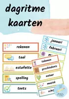 Voorbeeld - Dagritmekaarten standaard - Voorblad