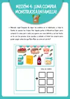 Vista previa - Juegos / Gamificación - Sumas y Restas Manipulativas: Aventura con la Familia Monstruito (1º y 2º Primaria) - página 3