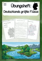 Vorschau - Arbeitsblätter - Materialpaket: Deutschlands Flüsse, Seen, Gebirge, Berge und Bundesländer - Seite 1