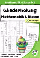 Vorschau - Arbeitsblätter - Mathematik Klasse 1–2 – Wiederholung & Übung | Arbeitsblätter, Training & Lösungen - Seite 3