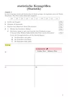 Vorschau - Arbeitsblätter - Statistik Modalwert Median Durchschnitt Spannweite - Seite 1
