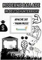 Vorschau - Arbeitsblätter - Apache 207- moderne Ballade: ”Mann muss” - Deckblatt