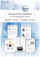 Vorschau - Arbeitsblätter - Deutsches Kaiserreich (Unterrichtseinheit )– Vom Wiener Kongress bis zum Ersten Weltkrieg - Deckblatt