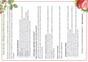 Vista previa - Hojas de trabajo - Pack Sensorial Inspiración Montessori de Lectoescritura: La fresa 🍓 - página 3