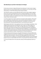 Vorschau - Arbeitsblätter - Harnbildung Geschichte von Herrn Harnsäure - Deckblatt