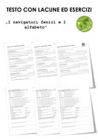 anteprima - Esercizi - I navigatori fenici e l alfabeto - Pagina di copertina