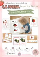 Vista previa - Hojas de trabajo - Pack Sensorial Inspiración Montessori de Lectoescritura: La fresa 🍓 - Portada