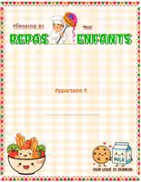 Aperçu - Préparation de séance / Séance complète - Petits Gourmands – Planificateur de repas & liste de courses imprimable - Page 1