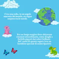 anteprima - Altro tipo di materiale - Il Regno delle Nuvole e il piccolo Quattro - Pagina 1