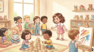 Aperçu - Cartes / Images - Kit de 4 Kamishibaïs – Les règles de vie en maternelle - Page 3