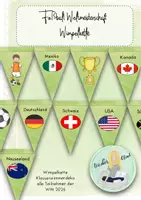 Vorschau - Poster - Fußball WM 2026 - Wimpelkette - Deckblatt