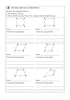 Vorschau - Stundenentwürfe - Vierecke benennen und beschreiben (Klasse 5/7) - Seite 2