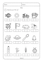 Vorschau - Arbeitsblätter - Buchstabeneinführung F f (Tafelbilder und Arbeitsblätter) - Seite 2