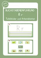 Vorschau - Arbeitsblätter - Buchstabeneinführung R r (Tafelbilder und Arbeitsblätter) - Deckblatt