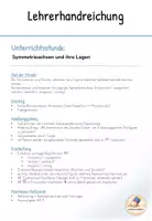 Vorschau - Stundenentwürfe - Materialpaket - Achsensymmetrie und Symmetrieachsen - Seite 3