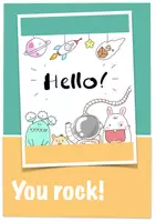 Vorschau - Mal- und Bastelvorlagen - THANK YOU cards / mother's day / father's day - Deckblatt