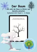 Vorschau - Mal- und Bastelvorlagen - „Winterzeit im Klassenzimmer“- Kreative Materialien zu Wortschatz, Schreiben & Basteln“ - Seite 1