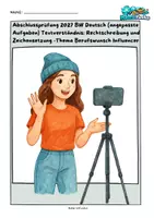 Vorschau - Arbeitsblätter - Materialpaket Abschlussprüfung 2027 Realschule BW Deutsch (Aufgaben im Stil der Abschlussprüfung ) Textverständnis; Rechtschreibung und Zeichensetzung - Seite 1