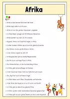 Vorschau - Unterrichtsreihen - Afrika - Lesetext mit Fragen, Lösung, Bildern - Seite 2