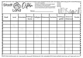 Vorschau - Spiele - Stadt Land Ostern - Seite 1